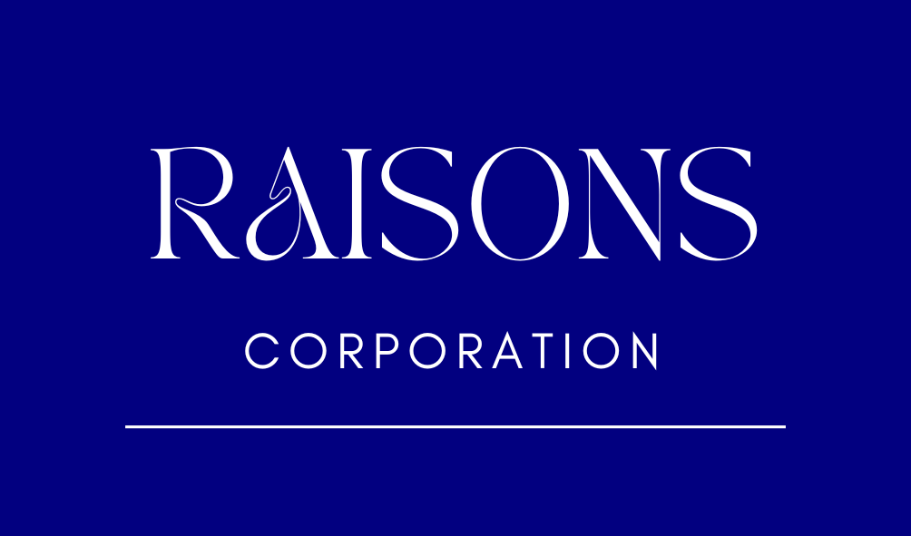 Raisons visiting card front side